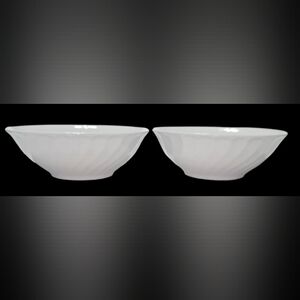 2 Lynns White China Imperial Cereal Bowl